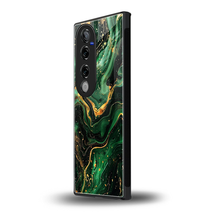 Golden Forest vivo v40 pro mobile cover | shockproof glass phone case
