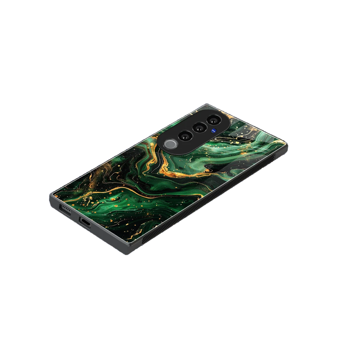 Golden Forest stylish phone case for vivo v40 pro | glossy glass and slim fit