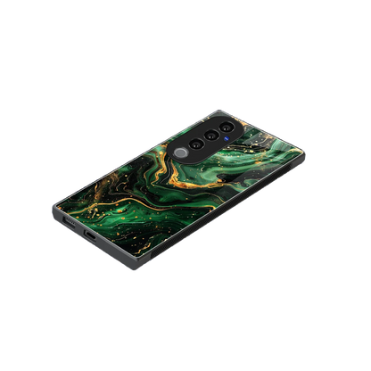 Golden Forest stylish phone case for vivo v40 pro | glossy glass and slim fit