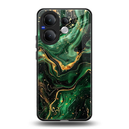 Golden Forest back phone cover | glass case for vivo v60