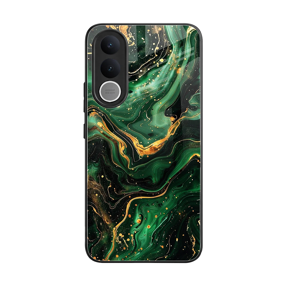 Golden Forest back phone cover | glass case for vivo v70 fe