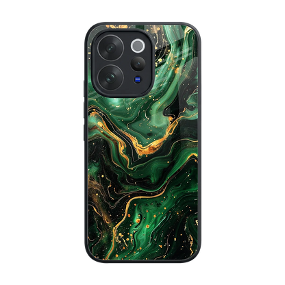 Golden Forest back phone cover | glass case for vivo v70 elite