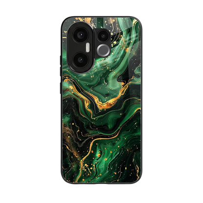 Golden Forest back phone cover | glass case for vivo x200 fe