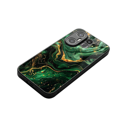 Golden Forest stylish phone case for vivo x200 fe | glossy glass and slim fit