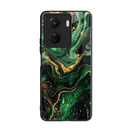 Golden Forest back phone cover | glass case for vivo y16