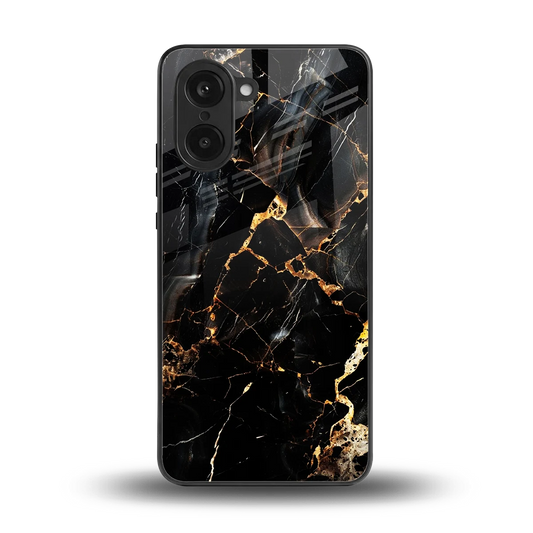Golden Obsidian back phone cover | glass case for oneplus nord ce5 5g