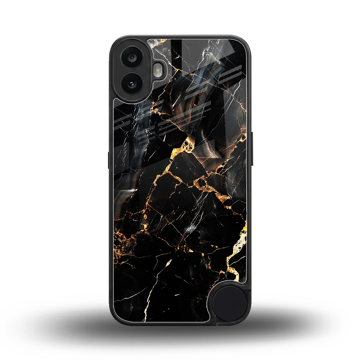 Golden Obsidian back phone cover | glass case for cmf nothing phone 1