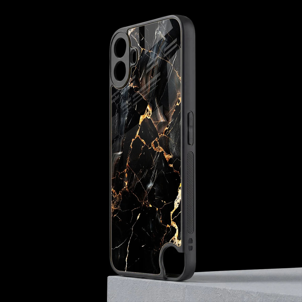 Golden Obsidian cmf nothing phone 1 mobile cover | shockproof glass phone case
