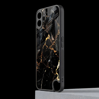Golden Obsidian cmf nothing phone 1 mobile cover | shockproof glass phone case
