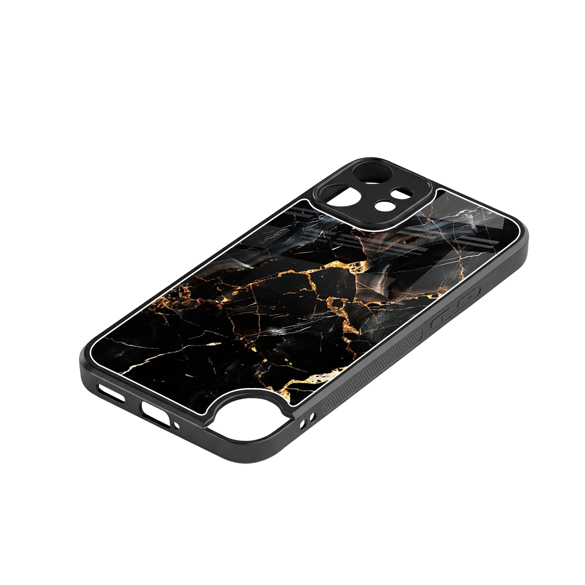 Golden Obsidian stylish phone case for cmf nothing phone 2 pro | glossy glass and slim fit