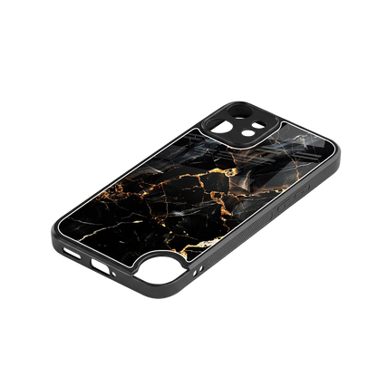 Golden Obsidian stylish phone case for cmf nothing phone 2 pro | glossy glass and slim fit