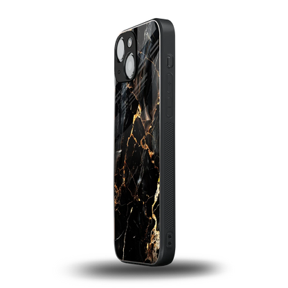 Golden Obsidian iphone 13 mini mobile cover | shockproof glass phone case