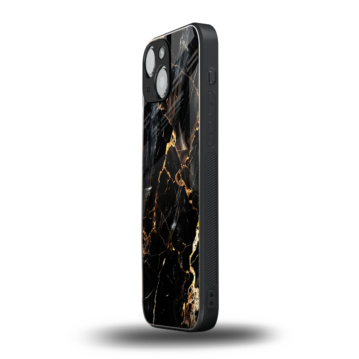 Golden Obsidian iphone 12 mini mobile cover | shockproof glass phone case