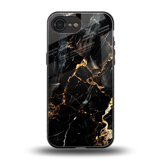 Golden Obsidian back phone cover | glass case for iphone 16e
