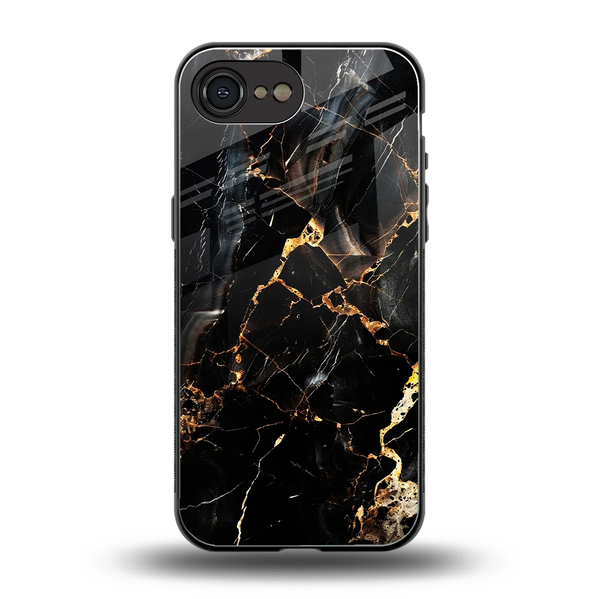 Golden Obsidian back phone cover | glass case for iphone 17e