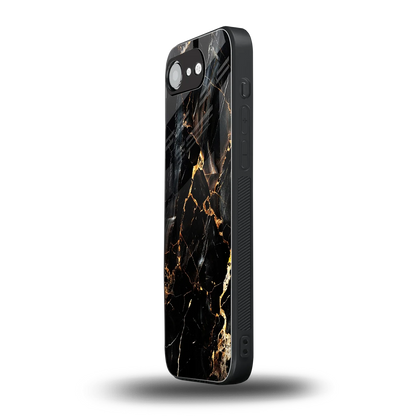 Golden Obsidian iphone 16e mobile cover | shockproof glass phone case