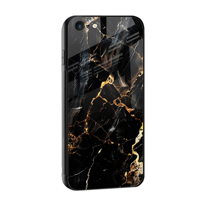 Golden Obsidian sleek iphone 6s cover with tempered glass back and TPU edges