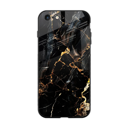 Golden Obsidian back phone cover | glass case for iphone 6