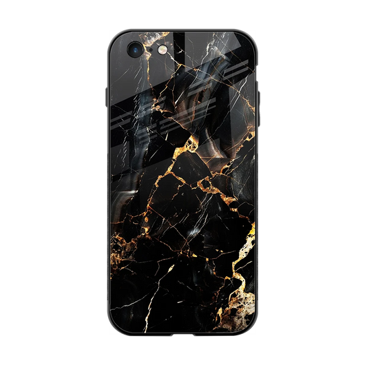 Golden Obsidian back phone cover | glass case for iphone 6