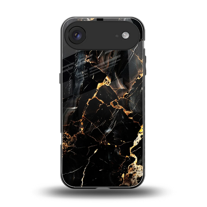 Golden Obsidian back phone cover | glass case for iphone air