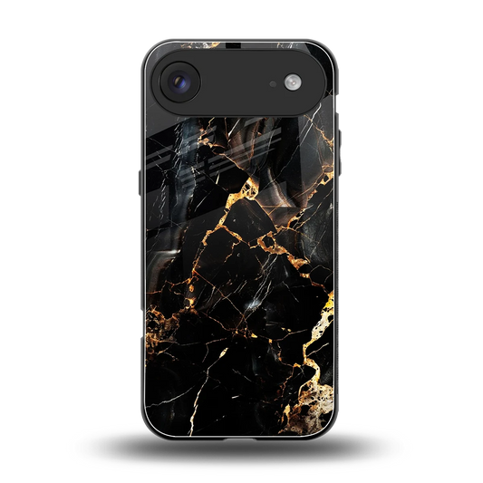 Golden Obsidian back phone cover | glass case for iphone air