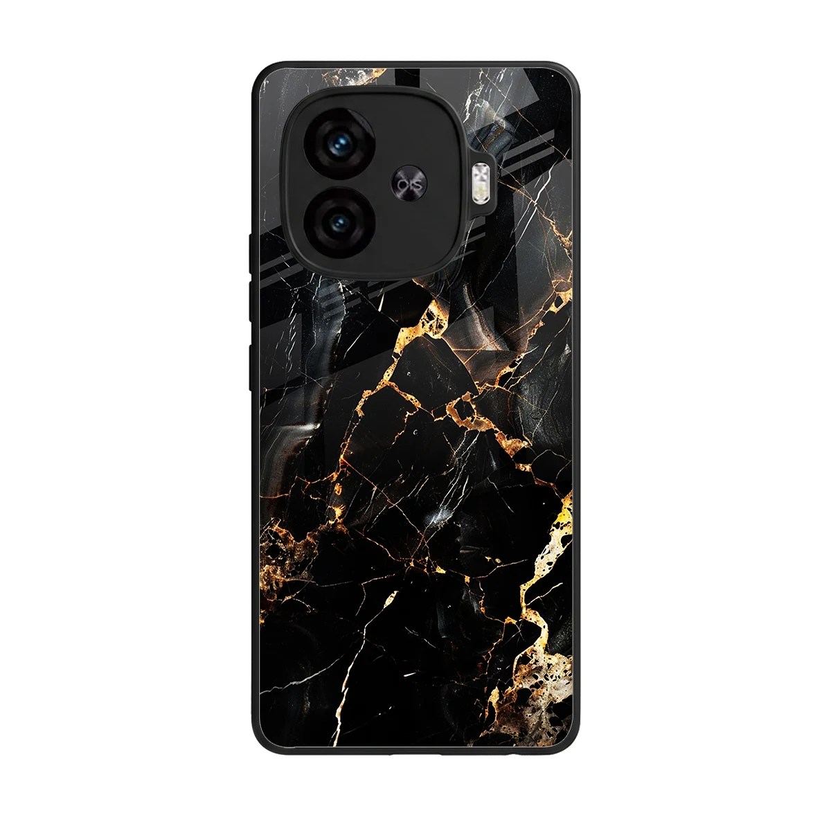 Golden Obsidian back phone cover | glass case for iqoo neo 10r 5g