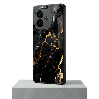 Golden Obsidian iqoo neo 10r 5g mobile cover | shockproof glass phone case