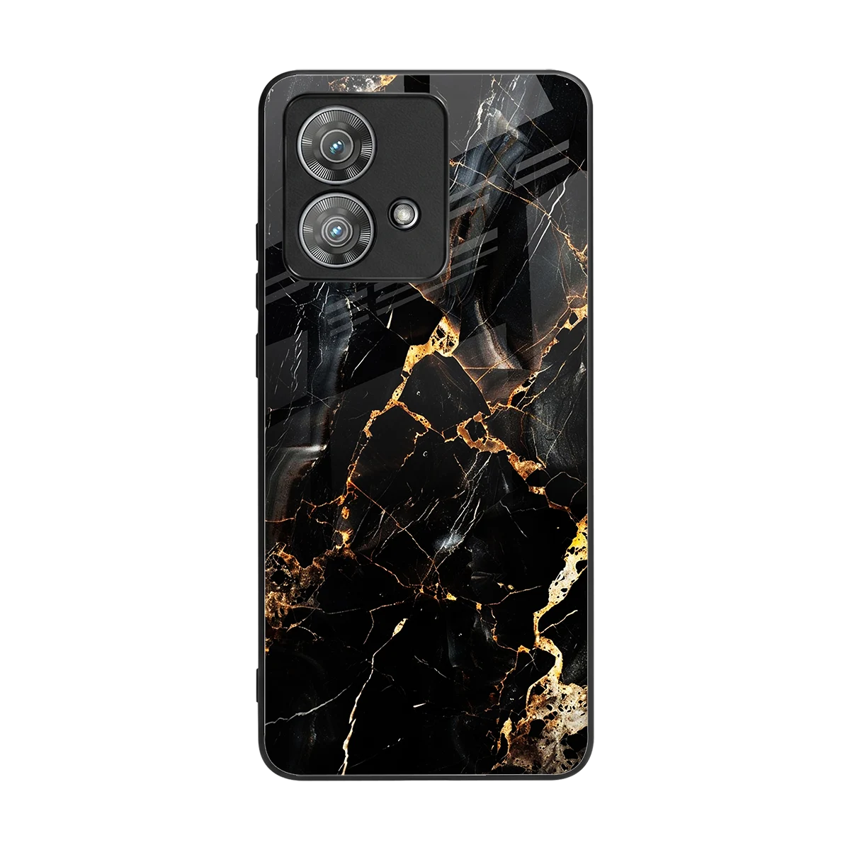 Golden Obsidian back phone cover | glass case for motorola edge 40 neo 5g