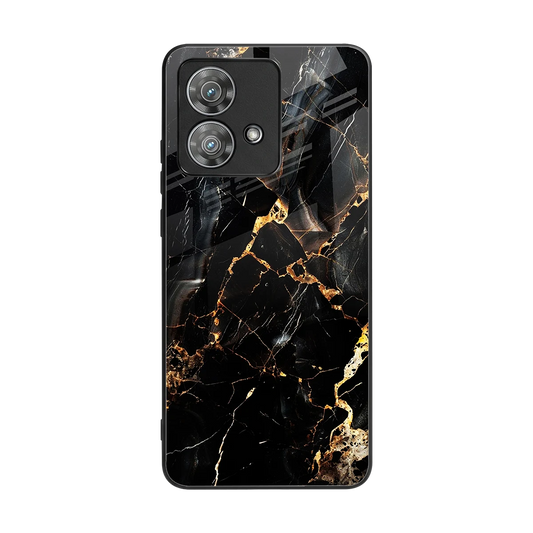 Golden Obsidian back phone cover | glass case for motorola edge 40 neo 5g
