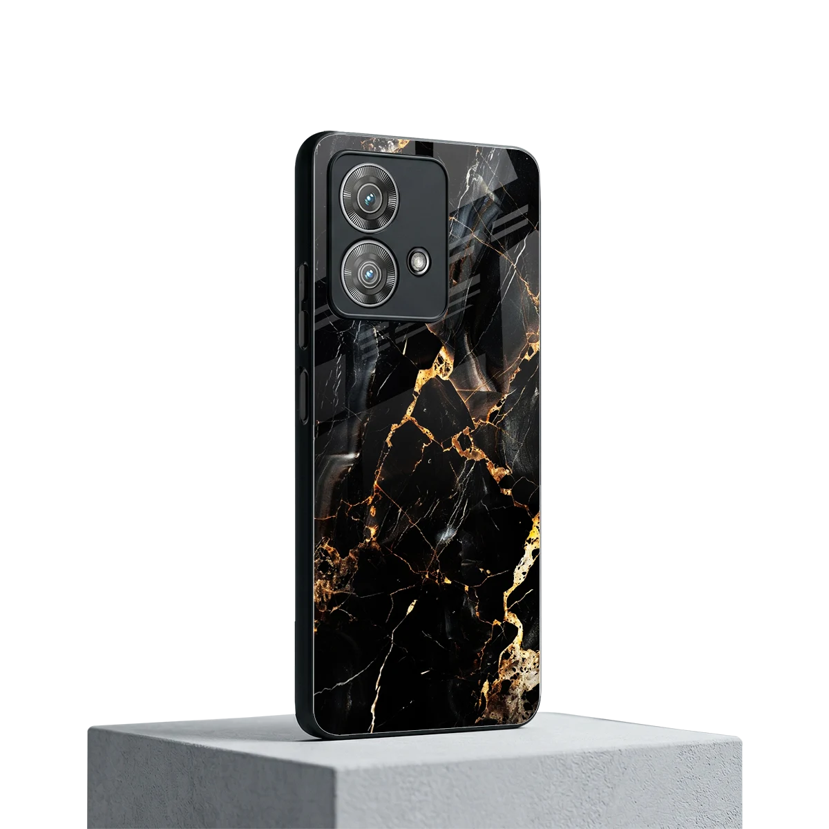 Golden Obsidian motorola edge 40 neo 5g mobile cover | shockproof glass phone case