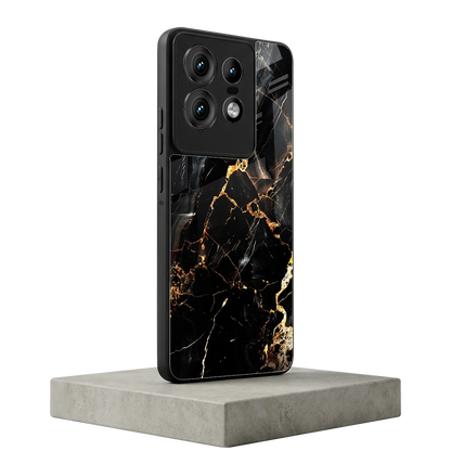 Golden Obsidian motorola edge 50 pro mobile cover | shockproof glass phone case
