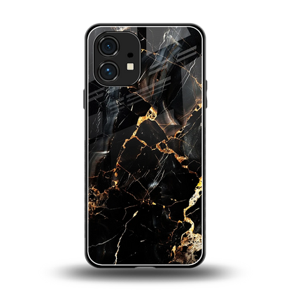 Golden Obsidian back phone cover | glass case for nothing phone 1