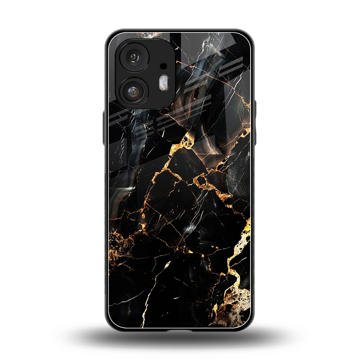 Golden Obsidian back phone cover | glass case for nothing phone 2