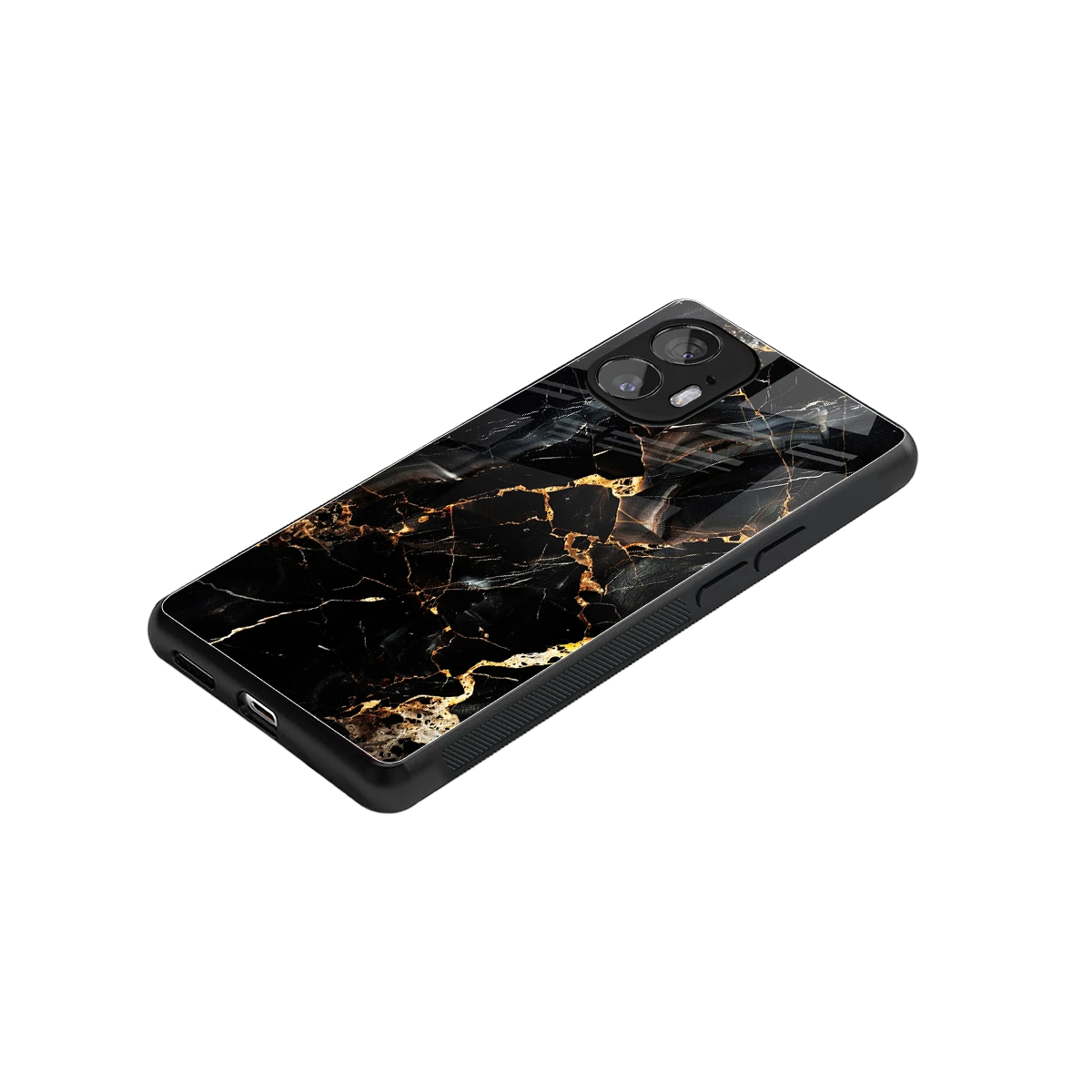 Golden Obsidian stylish phone case for nothing phone 2 | glossy glass and slim fit