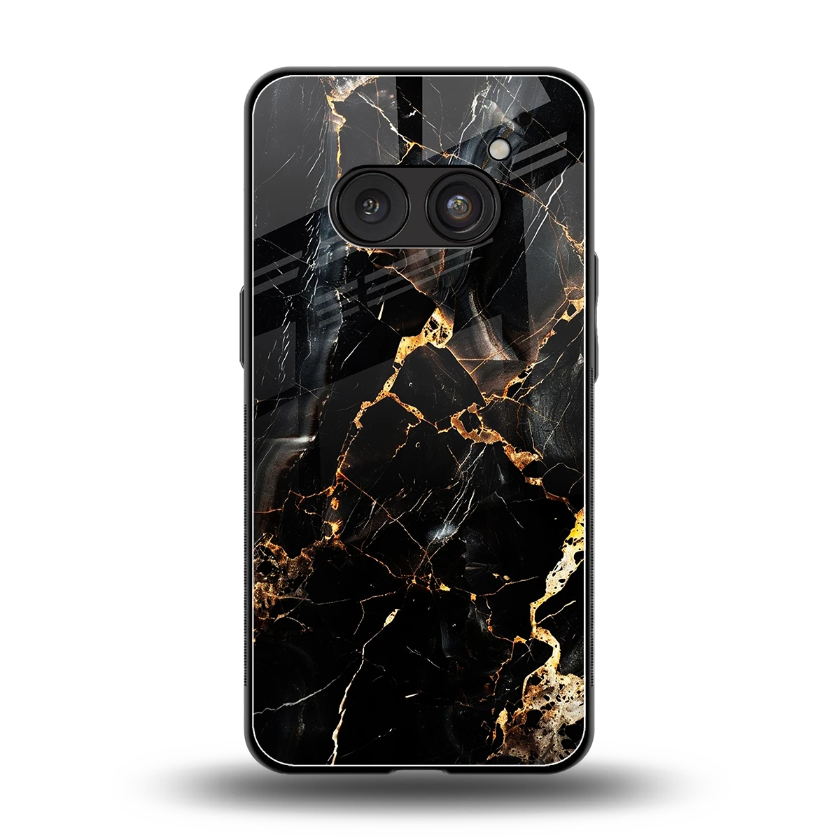 Golden Obsidian back phone cover | glass case for nothing phone 2a plus