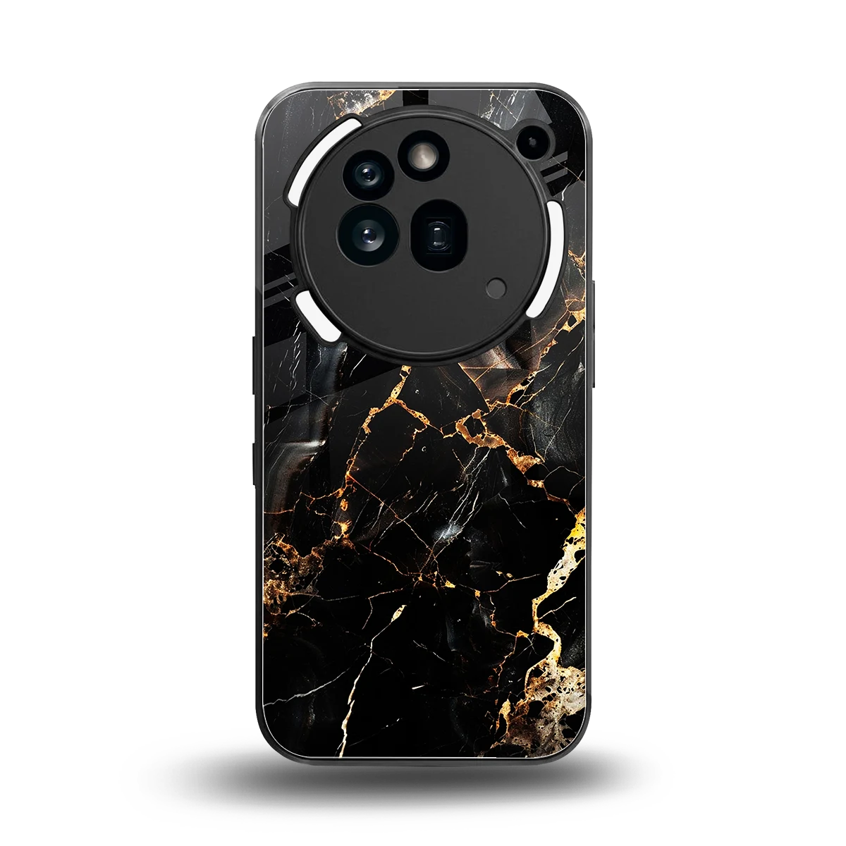 Golden Obsidian back phone cover | glass case for nothing phone 3a pro