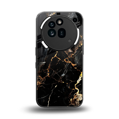 Golden Obsidian back phone cover | glass case for nothing phone 3a pro