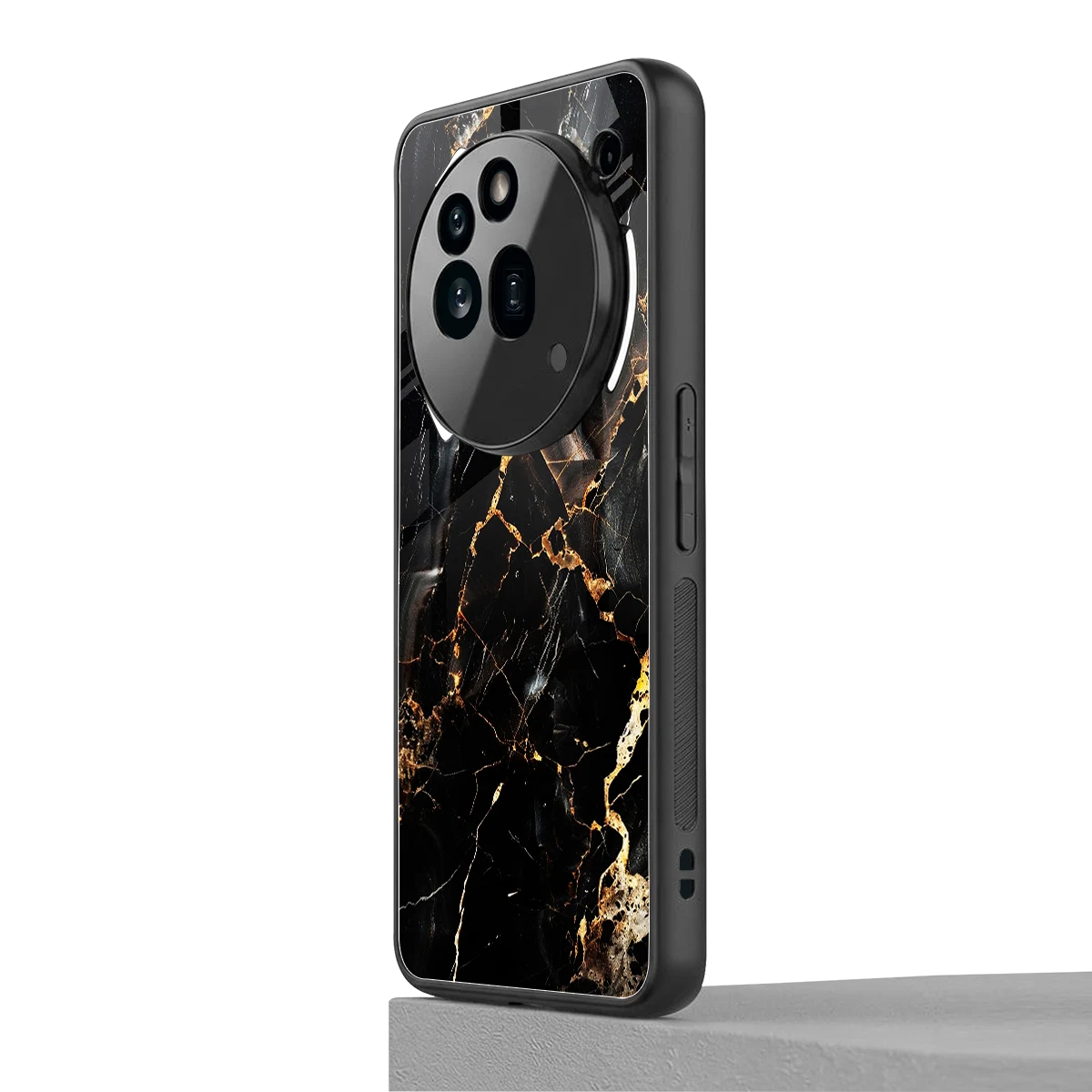 Golden Obsidian nothing phone 3a pro mobile cover | shockproof glass phone case