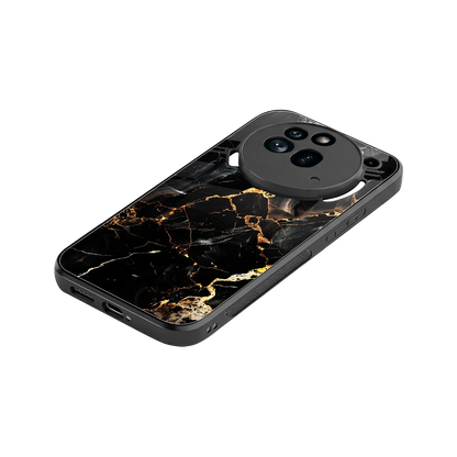 Golden Obsidian stylish phone case for nothing phone 3a pro | glossy glass and slim fit