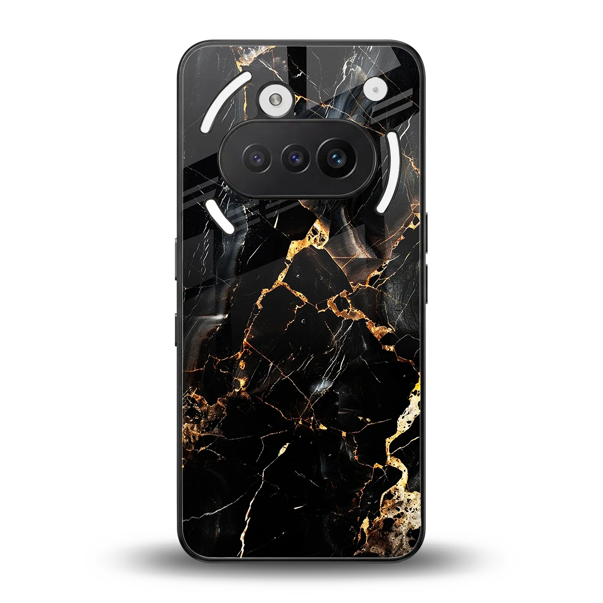 Golden Obsidian back phone cover | glass case for nothing phone 3a