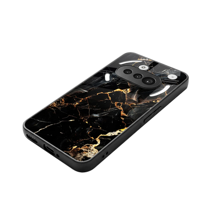 Golden Obsidian stylish phone case for nothing phone 3a | glossy glass and slim fit