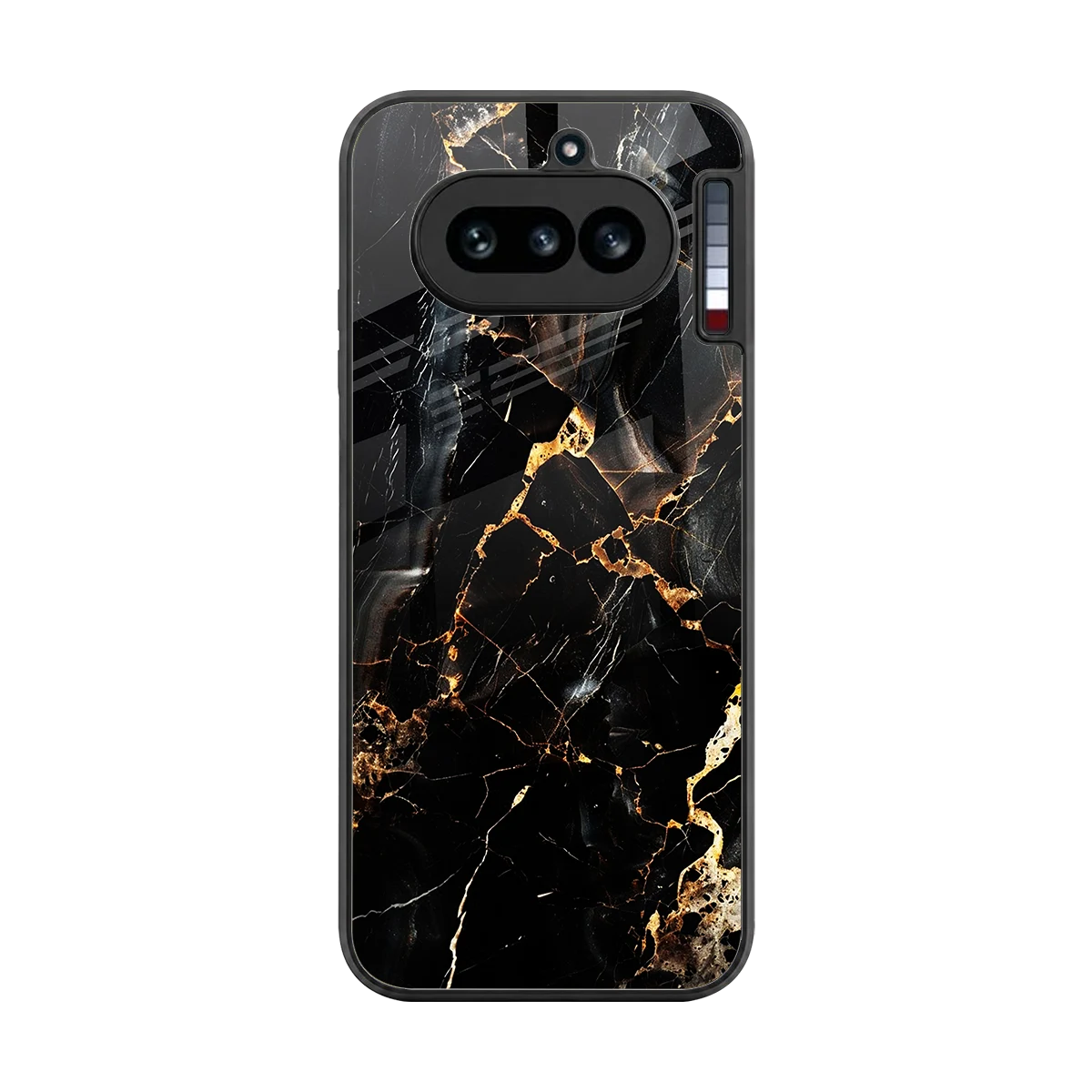 Golden Obsidian back phone cover | glass case for nothing phone 4a
