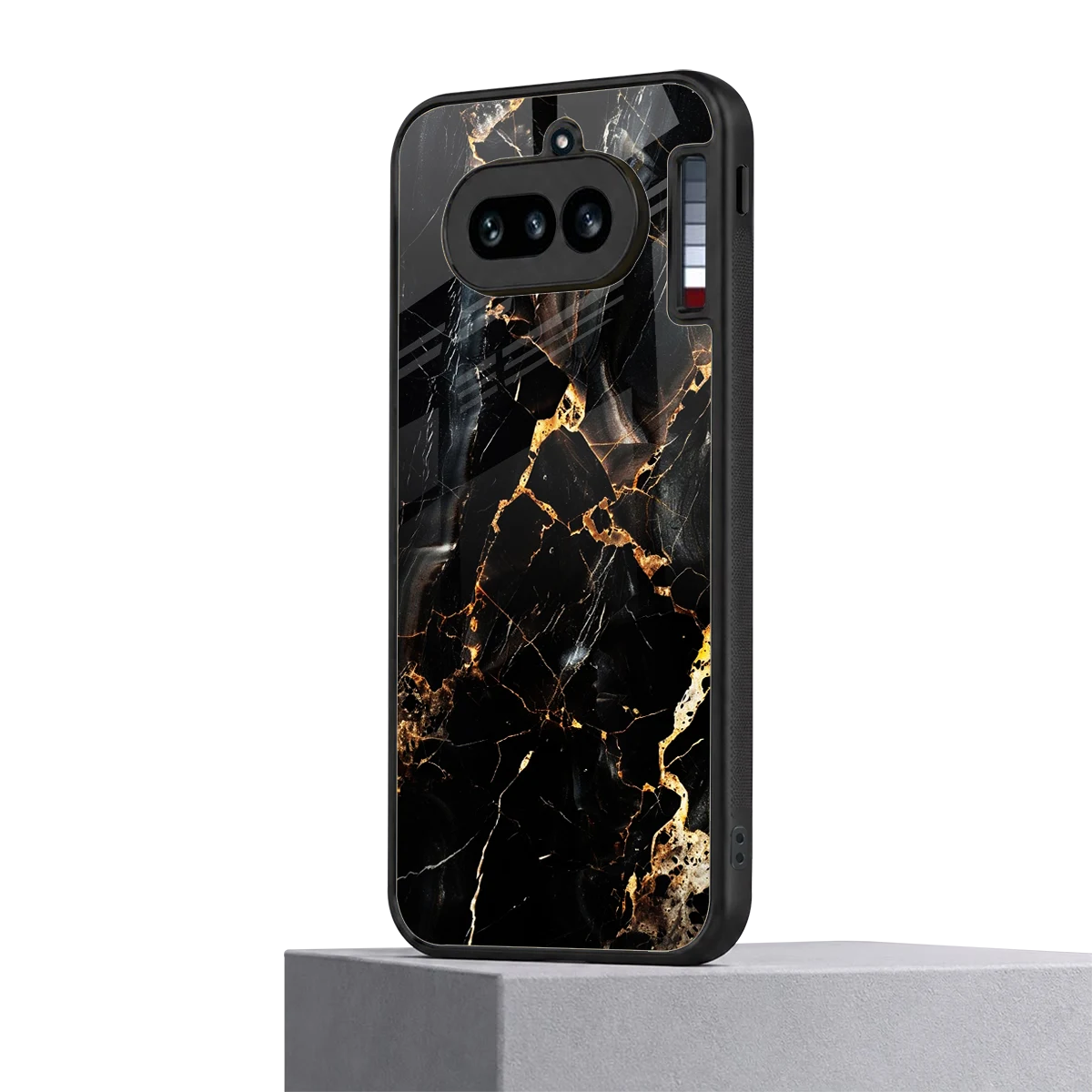 Golden Obsidian nothing phone 4a mobile cover | shockproof glass phone case