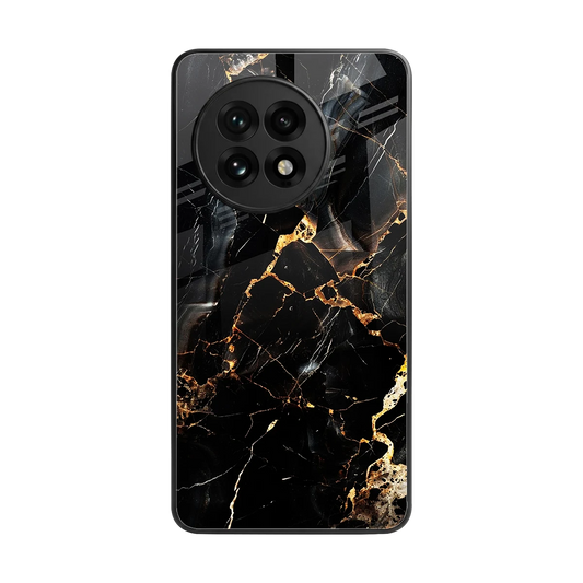 Golden Obsidian back phone cover | glass case for oneplus 13r