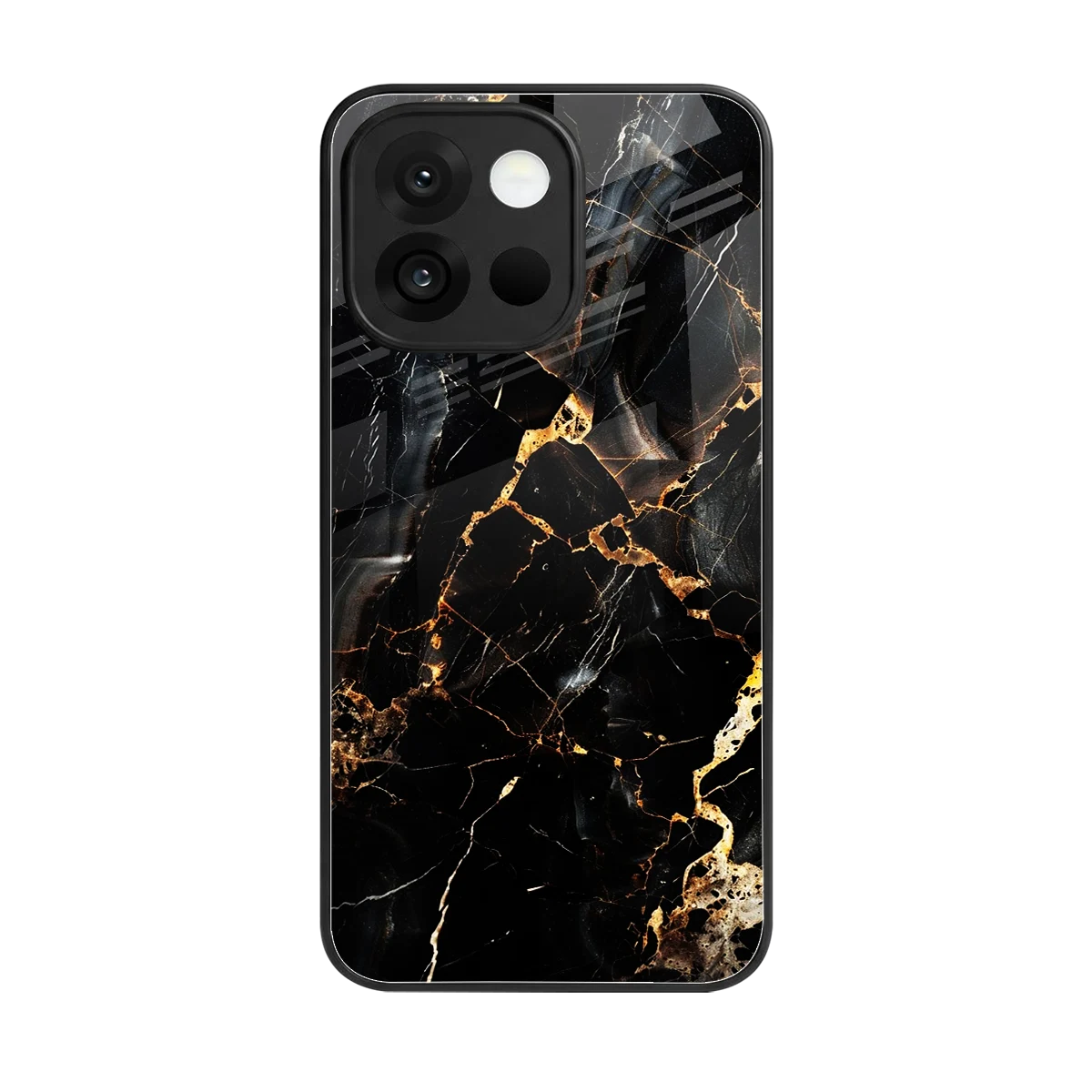 Golden Obsidian back phone cover | glass case for oneplus 13s