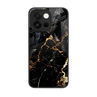 Golden Obsidian back phone cover | glass case for oneplus 13s