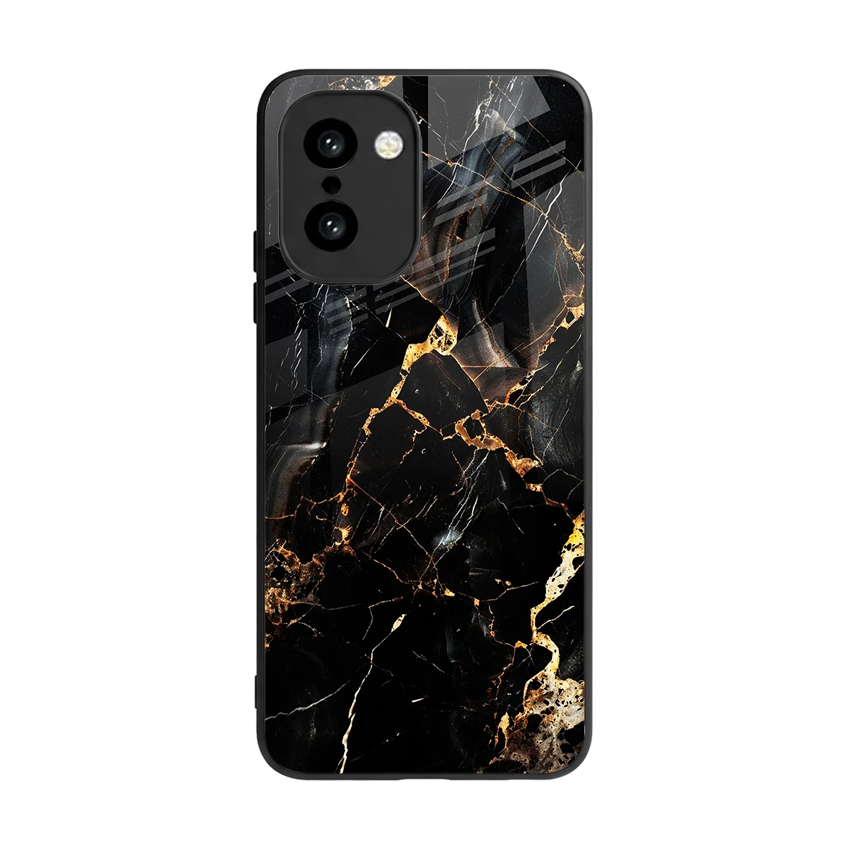 Golden Obsidian back phone cover | glass case for oneplus 15r