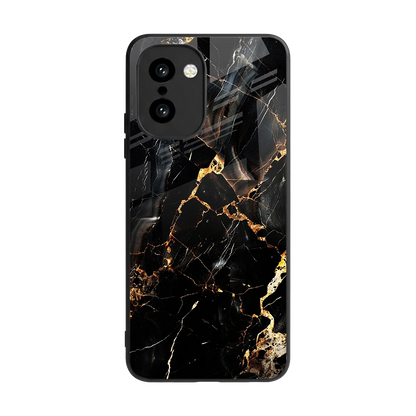 Golden Obsidian back phone cover | glass case for oneplus 15r