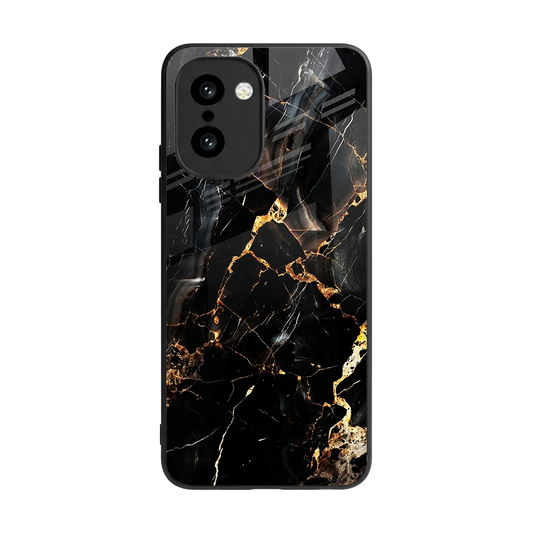 Golden Obsidian back phone cover | glass case for oneplus 15r