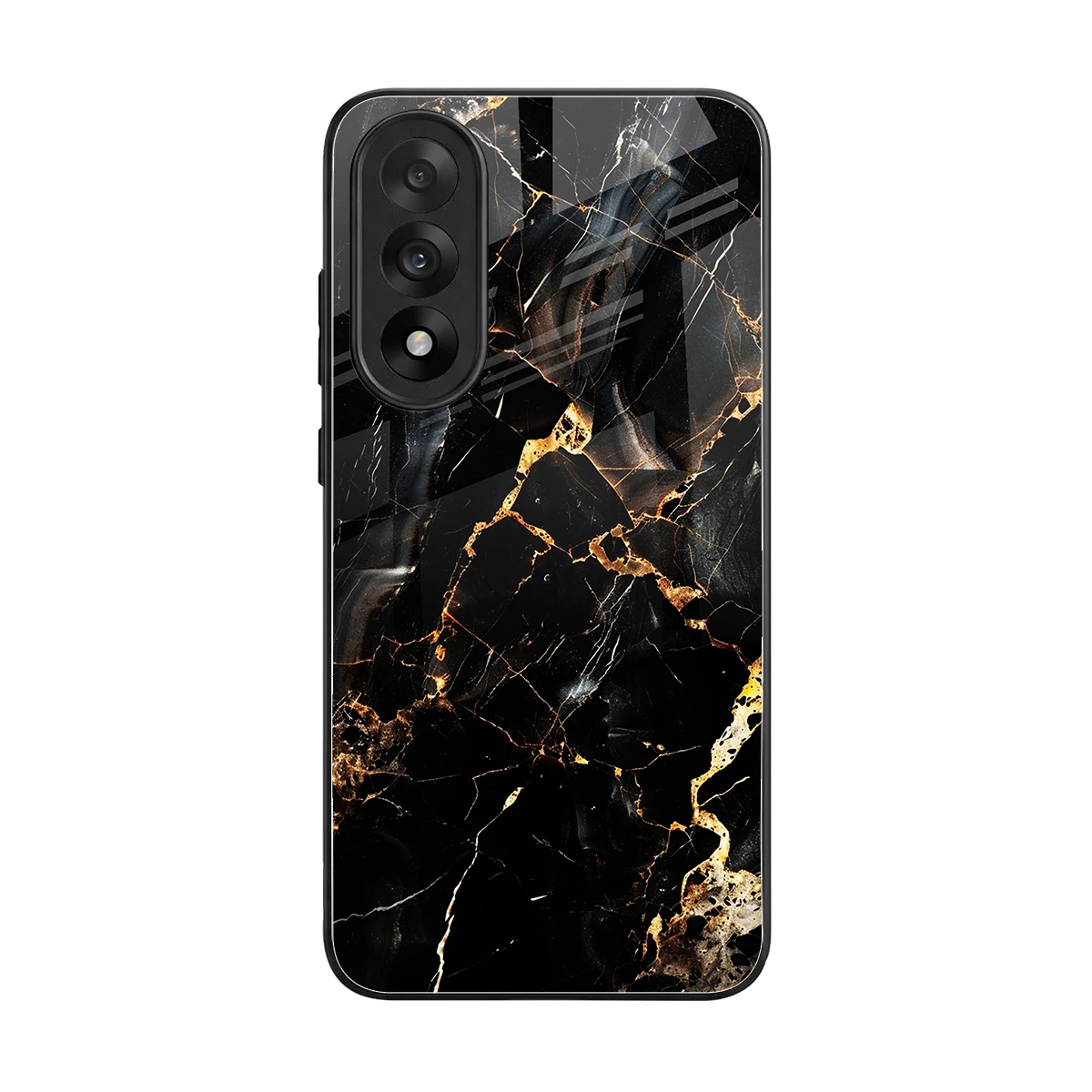 Golden Obsidian back phone cover | glass case for oneplus nord 5